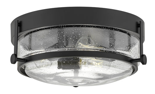 Harper Medium Flush Mount In Black Finish