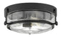 Harper Medium Flush Mount In Black Finish