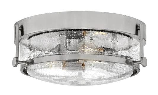 Harper Medium Flush Mount In Brushed Nickel Finish