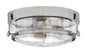 Harper Medium Flush Mount In Brushed Nickel Finish