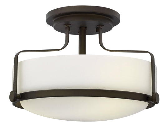 Harper Medium Semi-Flush Mount In Light Bronze Finish