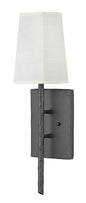 Tress Large Single Light Sconce In Black Finish