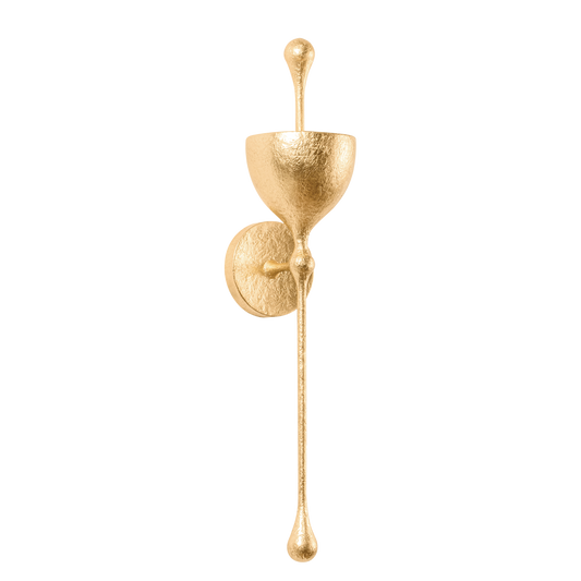 ANTALYA Wall Sconce In Vintage Gold Leaf Finish