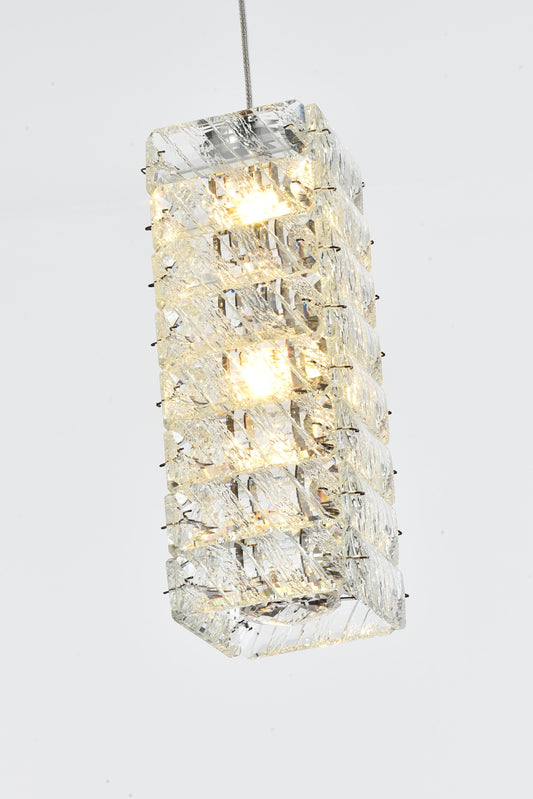 Aston 6.5 inch LED Pendant in Chrome