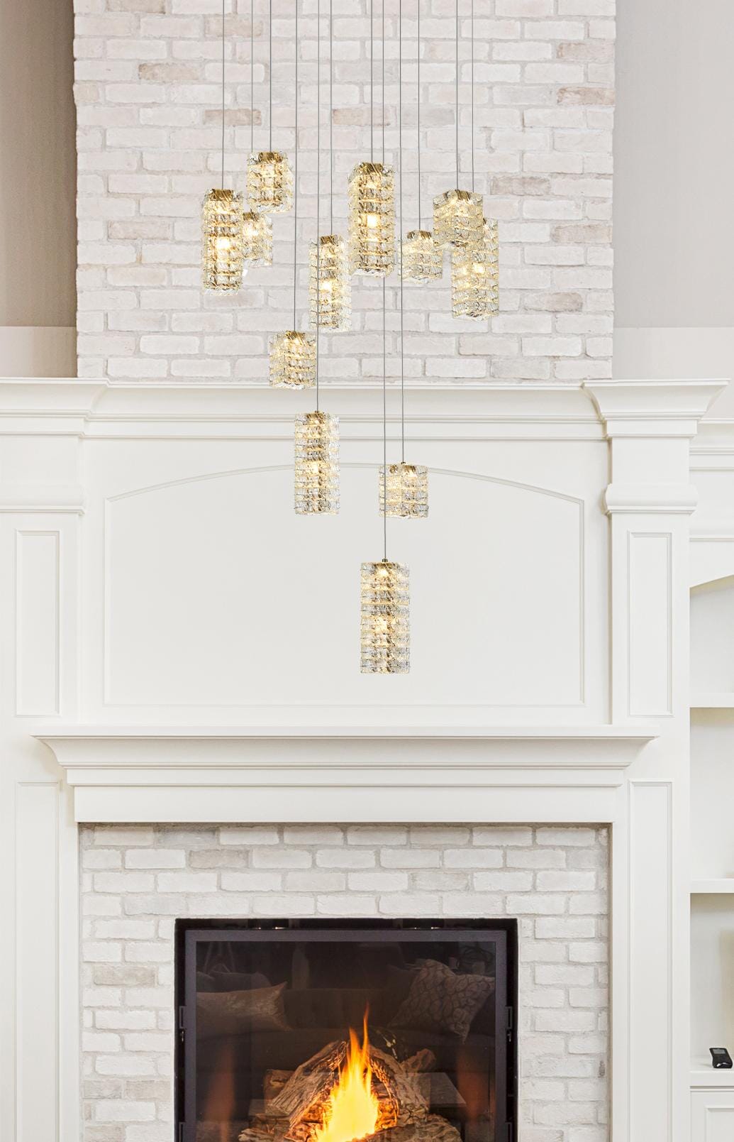 Aston 28 inch LED Pendant in Satin Gold