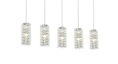 Aston 40 inch LED Pendant in Chrome