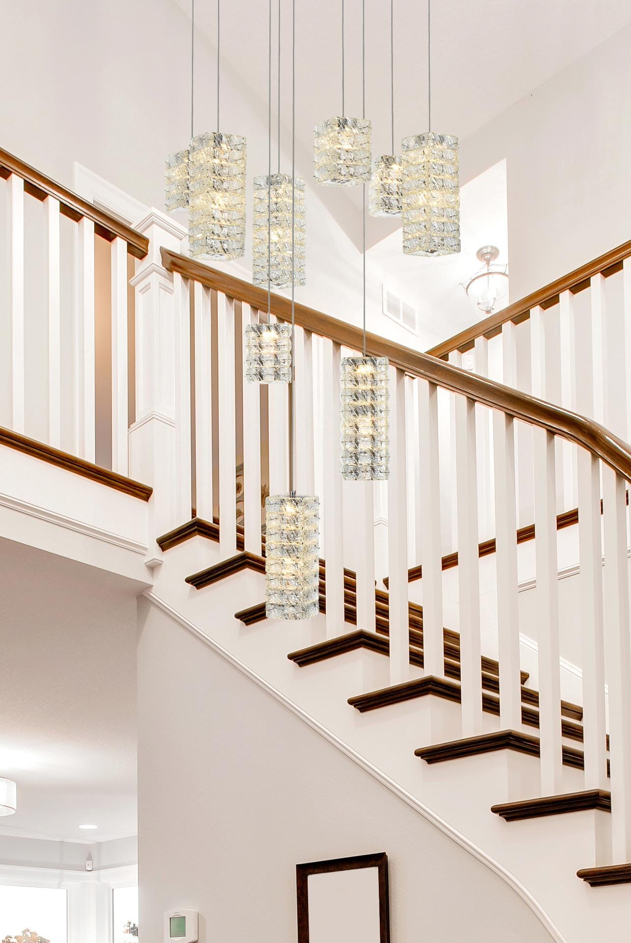 Aston 24 inch LED Pendant in Chrome