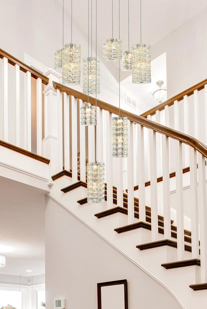 Aston 24 inch LED Pendant in Chrome