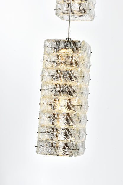 Aston 24 inch LED Pendant in Chrome