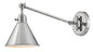 Arti Medium Swing Arm Single Light Sconce In Polished Nickel Finish
