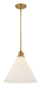Arti Medium Pendant In Light Brass Finish