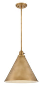 Arti Medium Pendant In Light Brass Finish