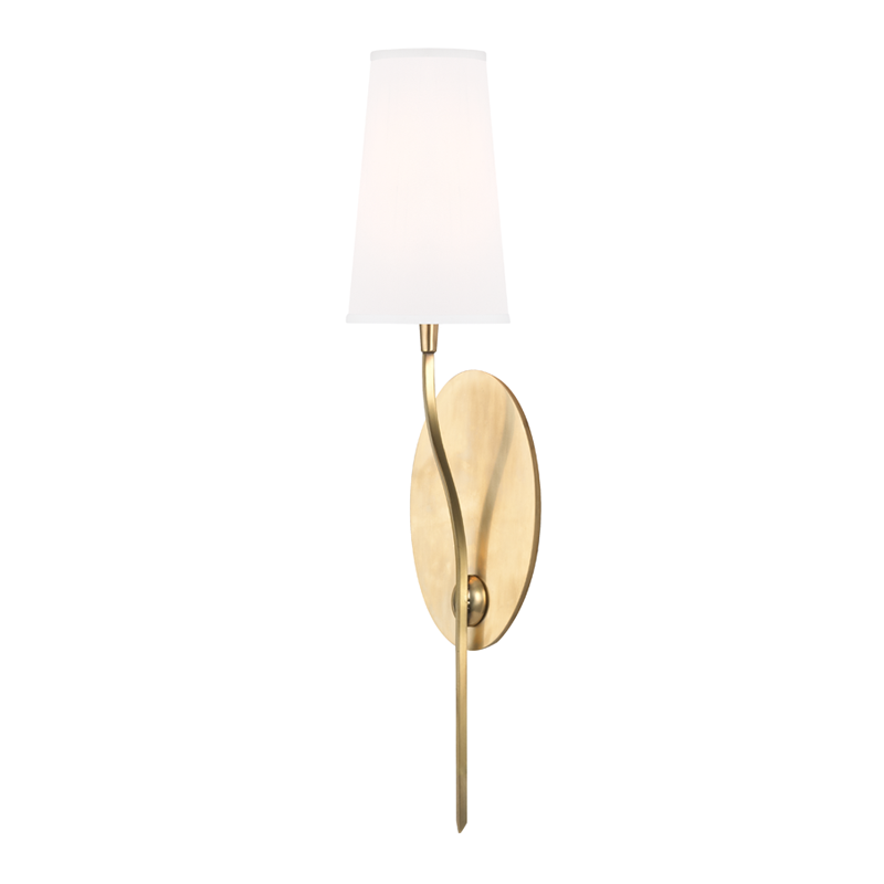 Rutland Wall Sconce with Aged Brass Finish