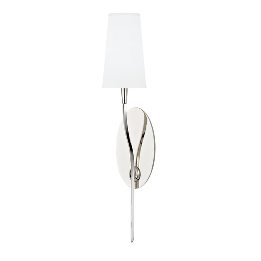 Rutland Wall Sconce with Polished Nickel Finish