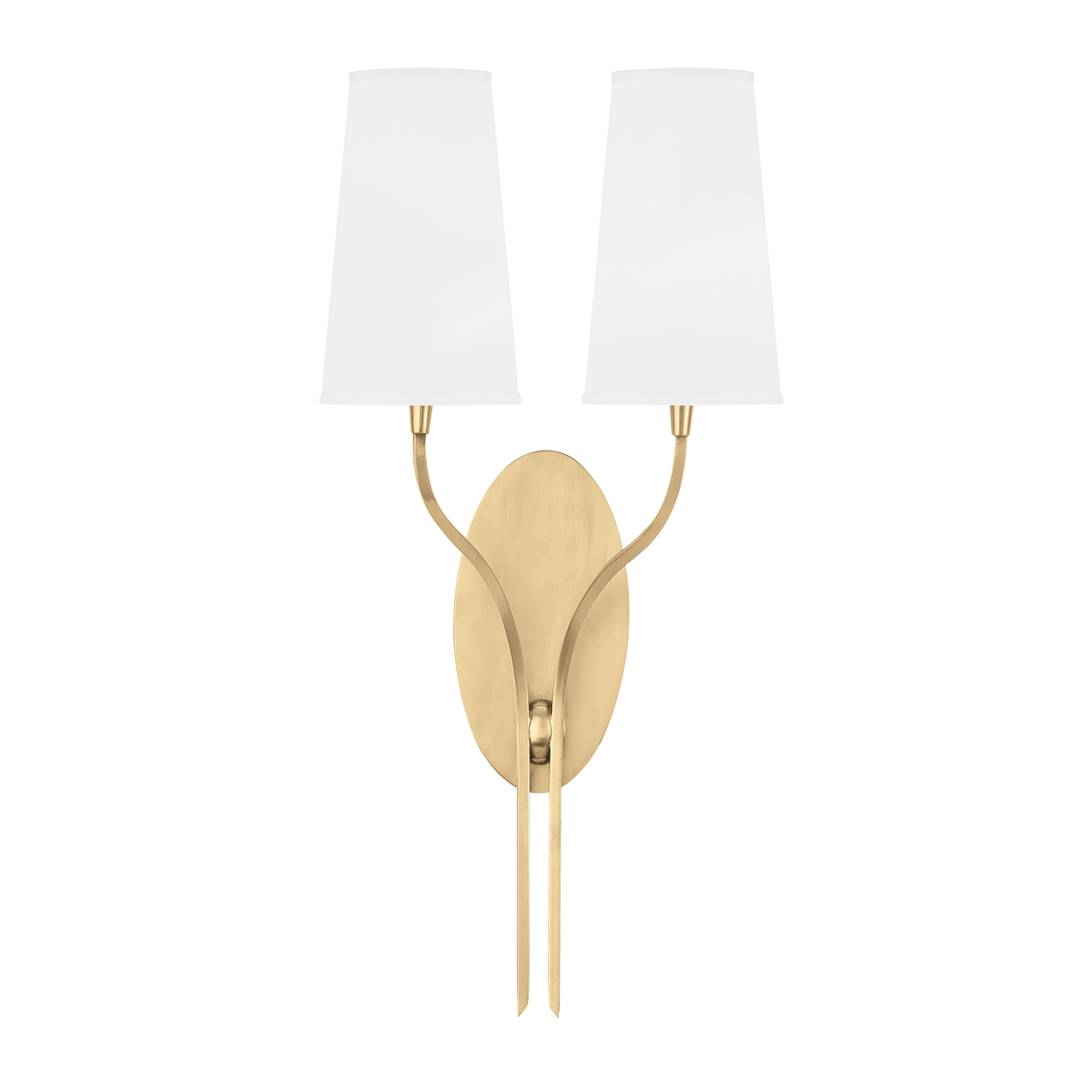 Rutland Wall Sconce with Aged Brass Finish