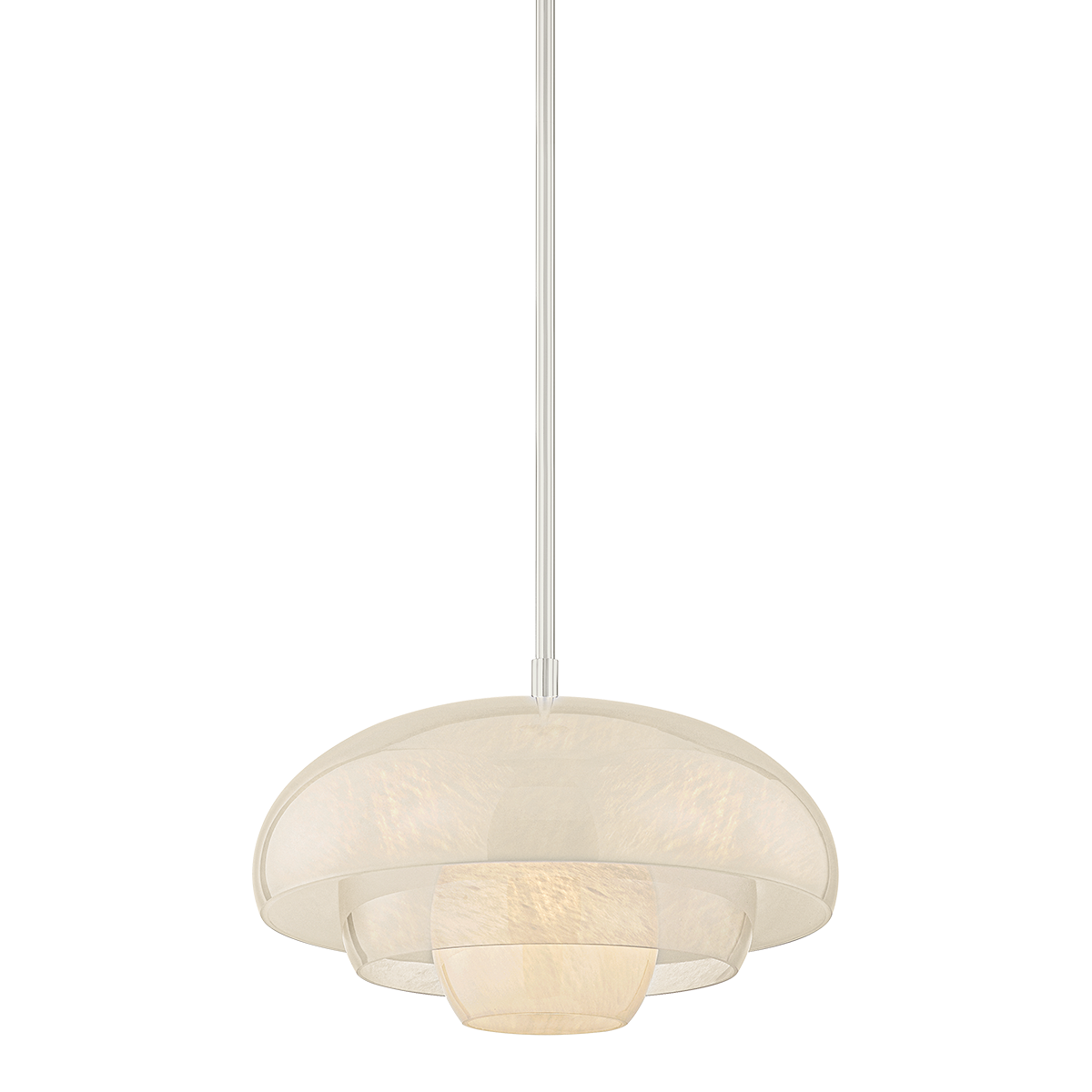 AUBURNDALE Pendant with POLISHED NICKEL Finish