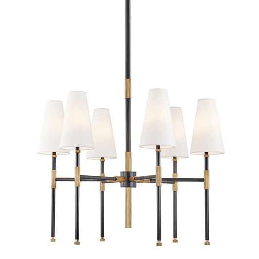 Bowery Chandelier with Aged Old Bronze Finish