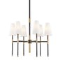 Bowery Chandelier with Aged Old Bronze Finish