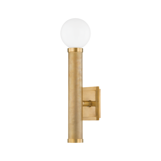PIENZA Wall Sconce In Vintage Brass Finish
