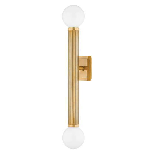 PIENZA Wall Sconce In Vintage Brass Finish