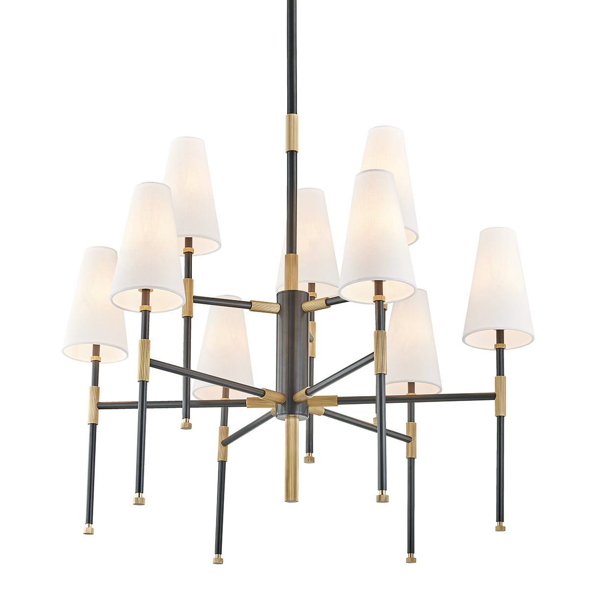 Bowery Chandelier with Aged Old Bronze Finish