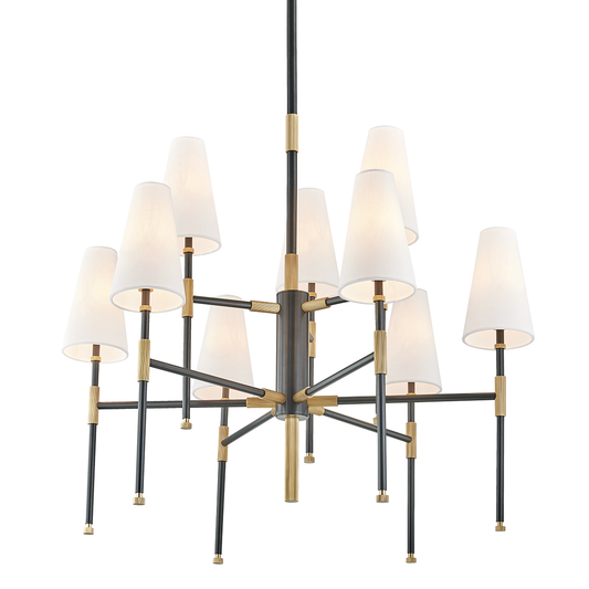 Bowery Chandelier with Aged Old Bronze Finish