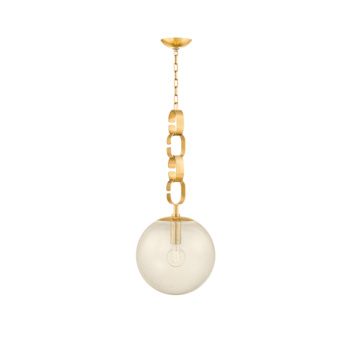NESSA Pendant In Vintage Brass Finish