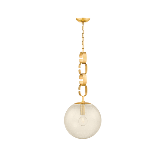 NESSA Pendant In Vintage Brass Finish