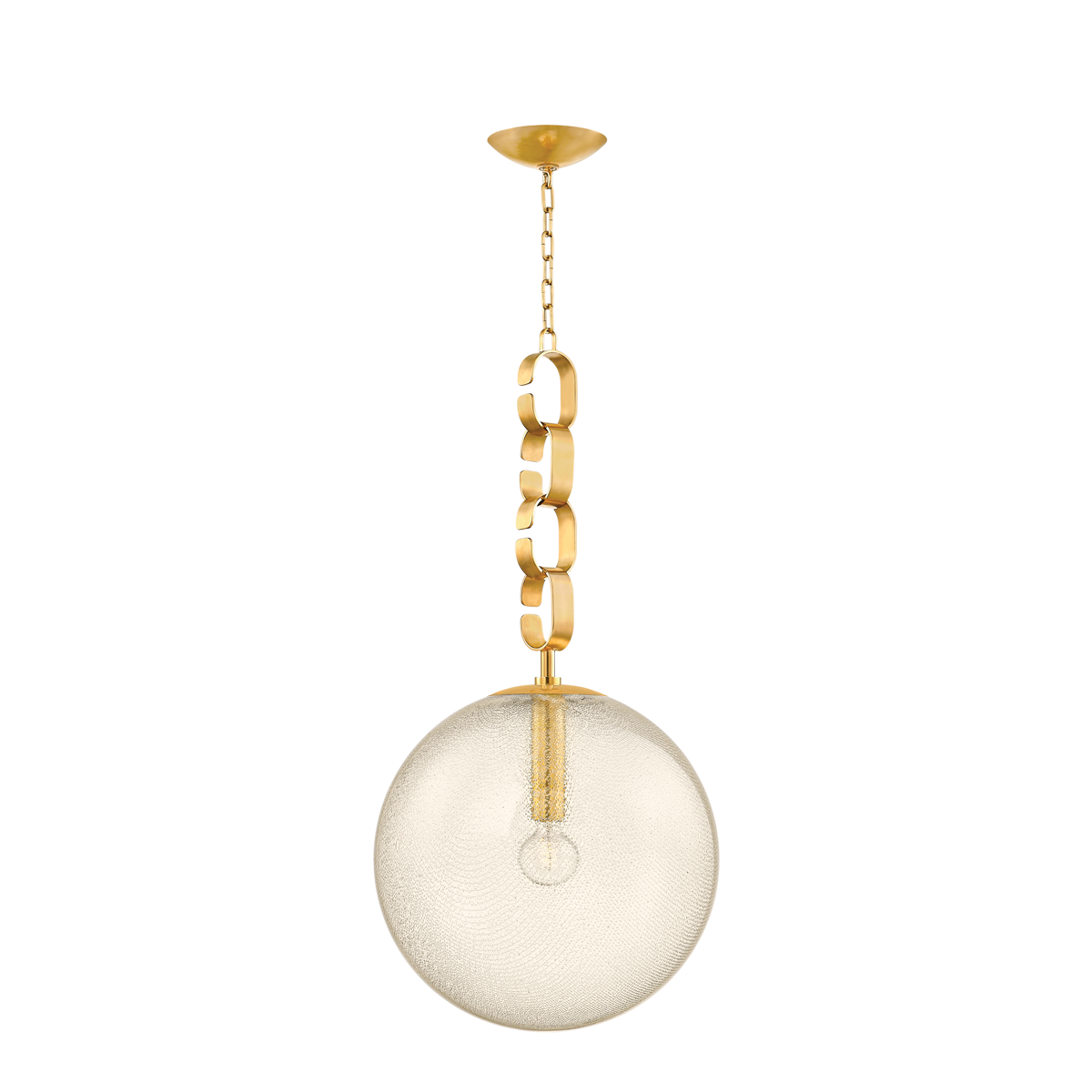 NESSA Pendant In Vintage Brass Finish