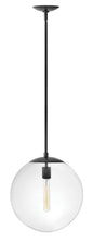 Warby Medium Orb Pendant In Black Finish