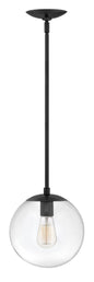Warby Small Pendant In Black Finish