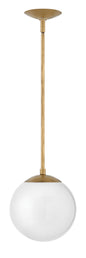 Warby Small Pendant In Light Brass Finish
