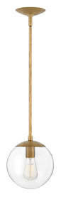 Warby Small Pendant In Light Brass Finish