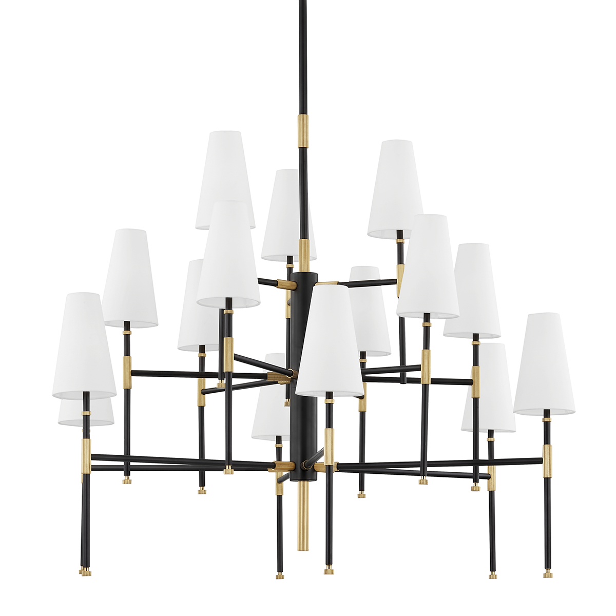 Bowery Chandelier with Aged Old Bronze Finish