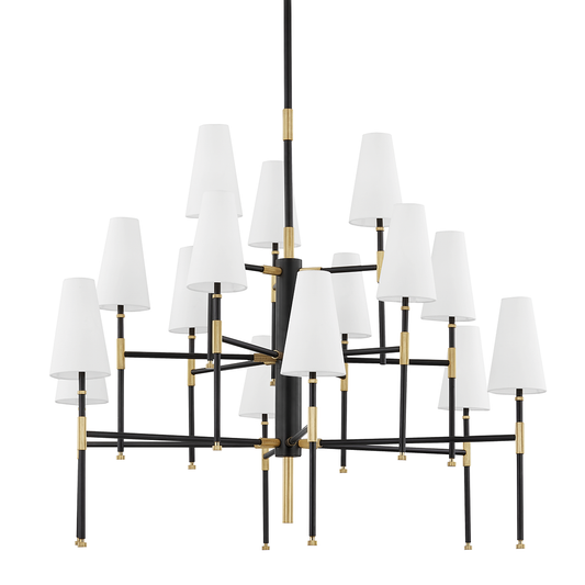 Bowery Chandelier with Aged Old Bronze Finish