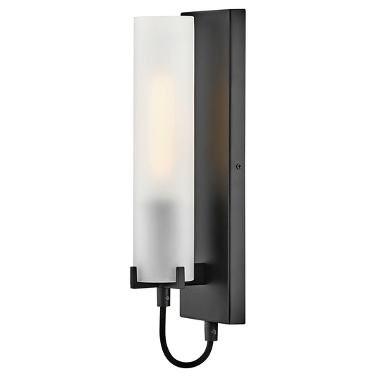 Ryden Medium Single Light Sconce In Black Finish
