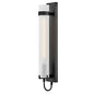Ryden Large Tall Single Light Sconce In Black Finish