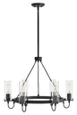 Ryden Medium Chandelier In Black Finish