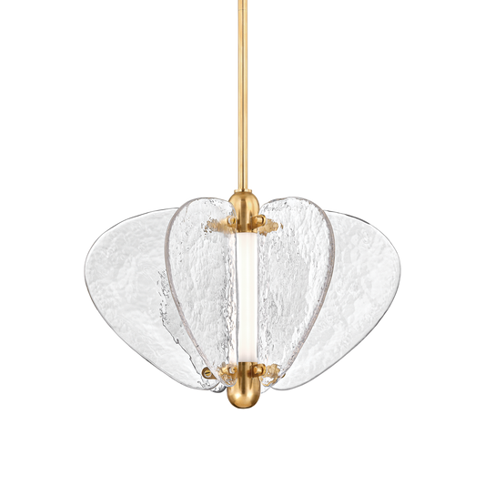 FREYA Pendant In Vintage Brass Finish