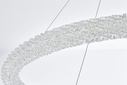 Bowen 42 inch LED chandelier in chrome