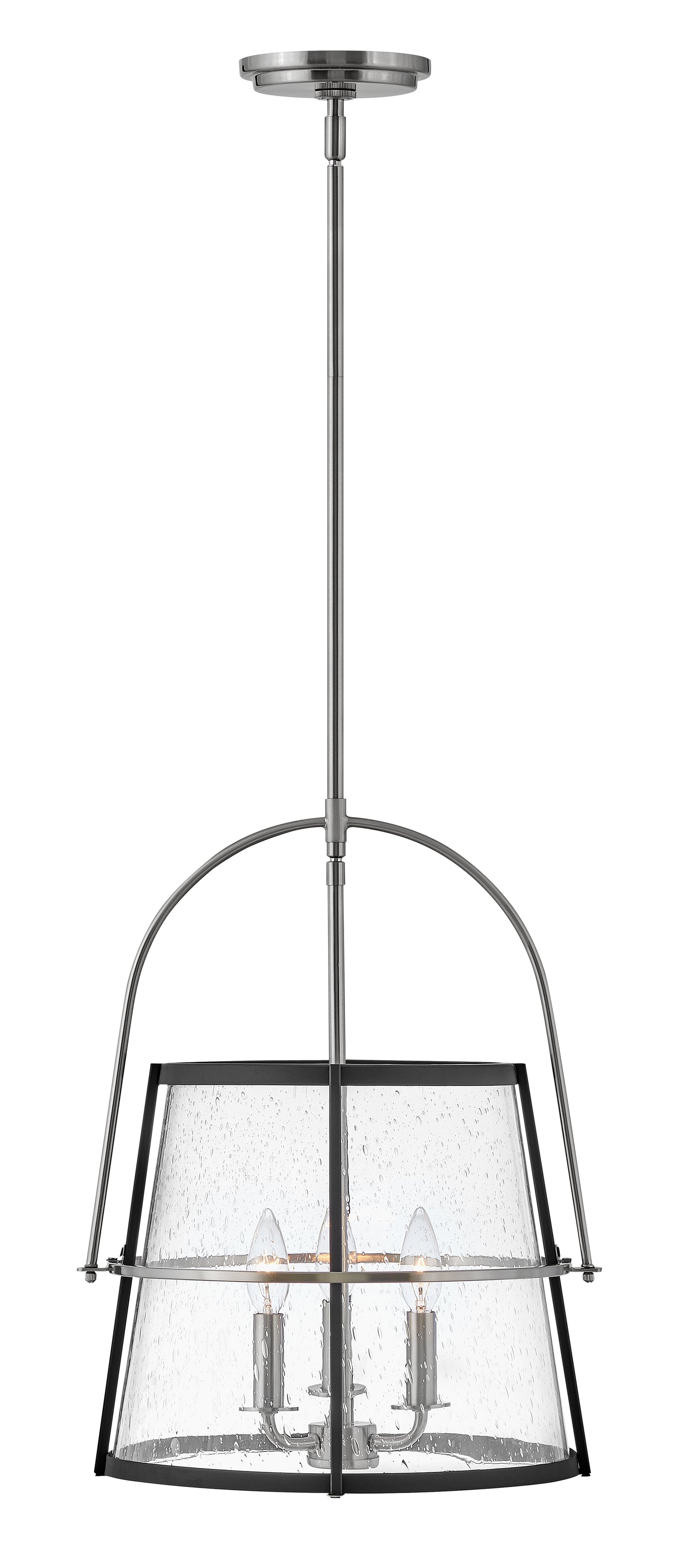 Tournon Medium Pendant In Brushed Nickel Finish