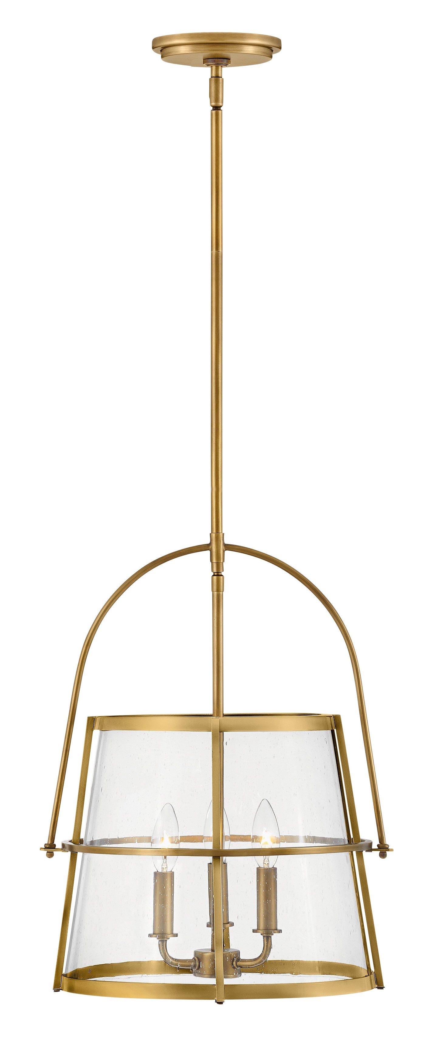Tournon Medium Pendant In Light Brass Finish