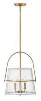 Tournon Medium Pendant In Light Brass Finish