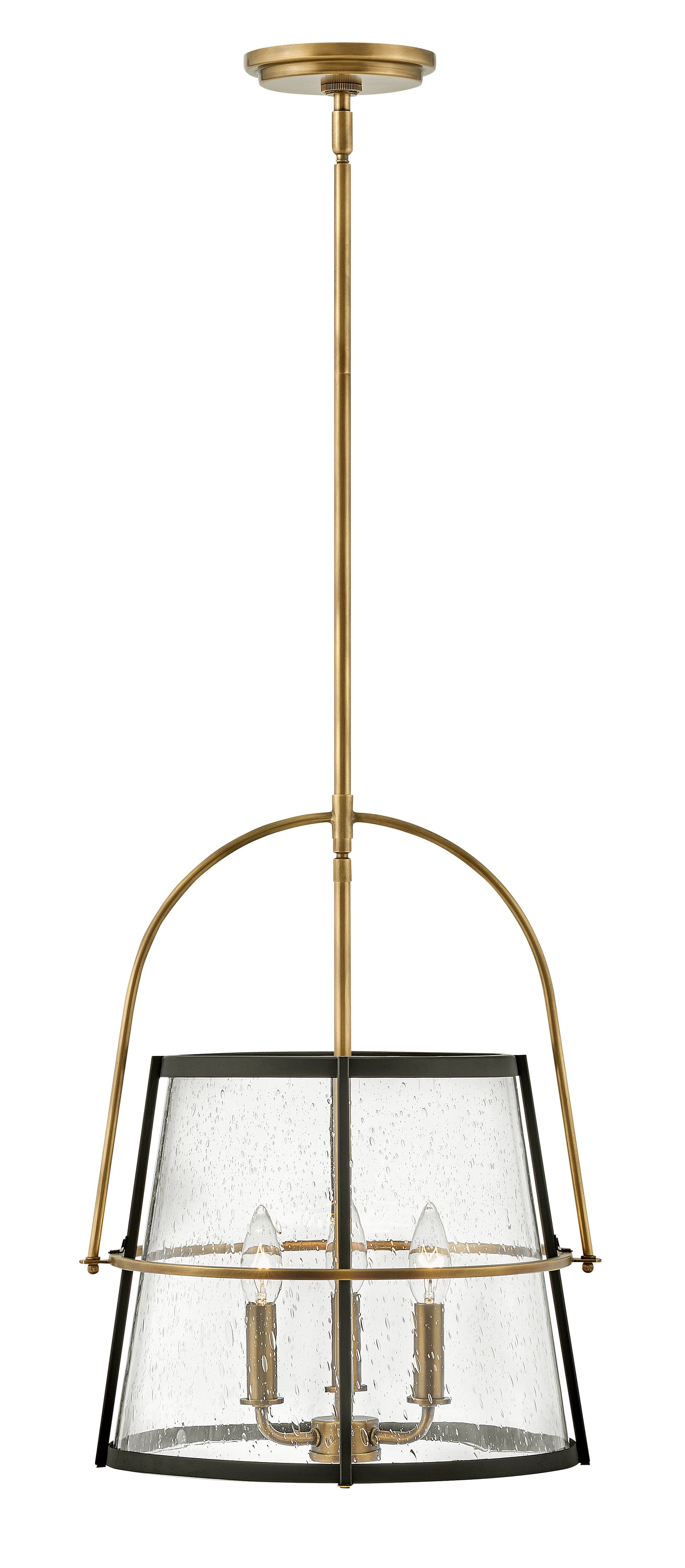 Tournon Medium Pendant In Light Brass Finish