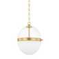 DONNELL Pendant with Aged Brass Finish