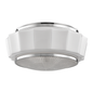 Odessa Flush Mount with Polished Nickel Finish