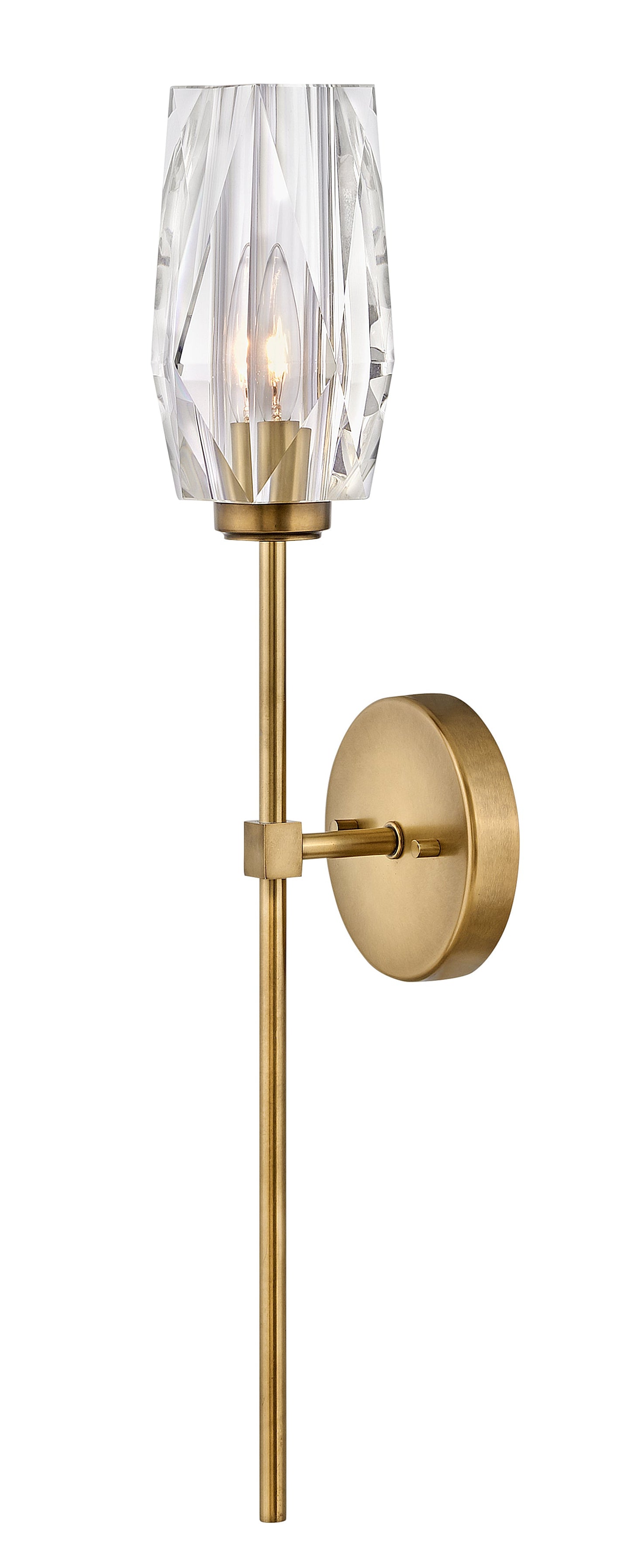 Ana Large Single Light Sconce In Light Brass Finish