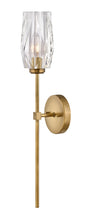 Ana Large Single Light Sconce In Light Brass Finish