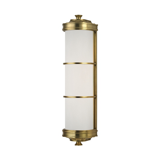 Albany Wall Sconce with Aged Brass Finish