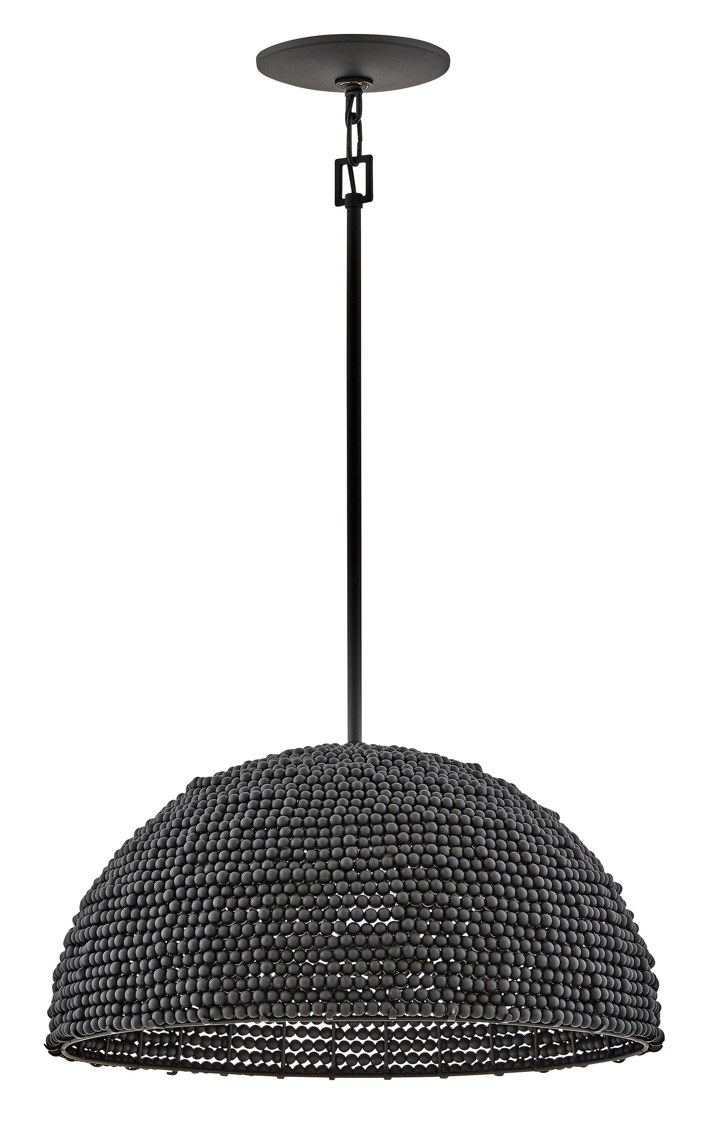 Dalia Large Pendant In Black Finish